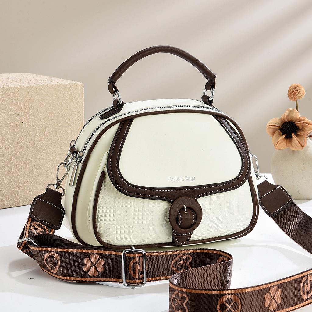Summer new temperament handbag color matching messenger bag casual simple women's shoulder bag