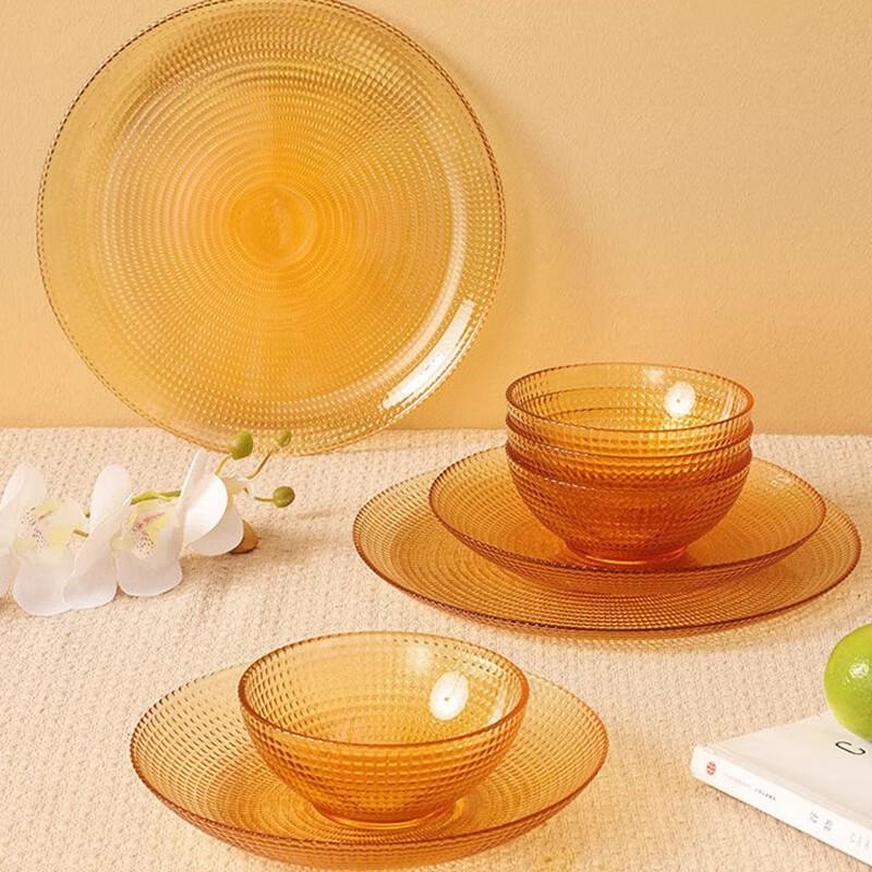 VISIONS Corning Turkish Amber 6-Piece Dinnerware Set