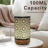 Hollow Star Aroma Diffuser Ultrasonic Air Humidifier Essential Oil Aromatherapy Cool Mist Maker for Home 100ml with LED Lights