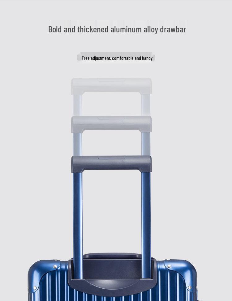 Slightly Flawed Aluminum-Magnesium Carry-on Trolley with Universal Wheels
