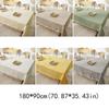 Rectangle Plaid Pattern Tablecloth Dust-proof Furniture Cover Household Garden Picnic Mat  Desk