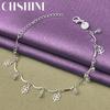 CHSHINE 925 Sterling Silver Clover Charm Bracelet For Women Wedding Party Fashion Chain Jewelry