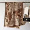 Winter Warmer Thickened Scarf For Women 65*185Cm Tassel Pashmina Shawl Faux Cashmere Warps Autumn Elegant Floral Ladies Blanket