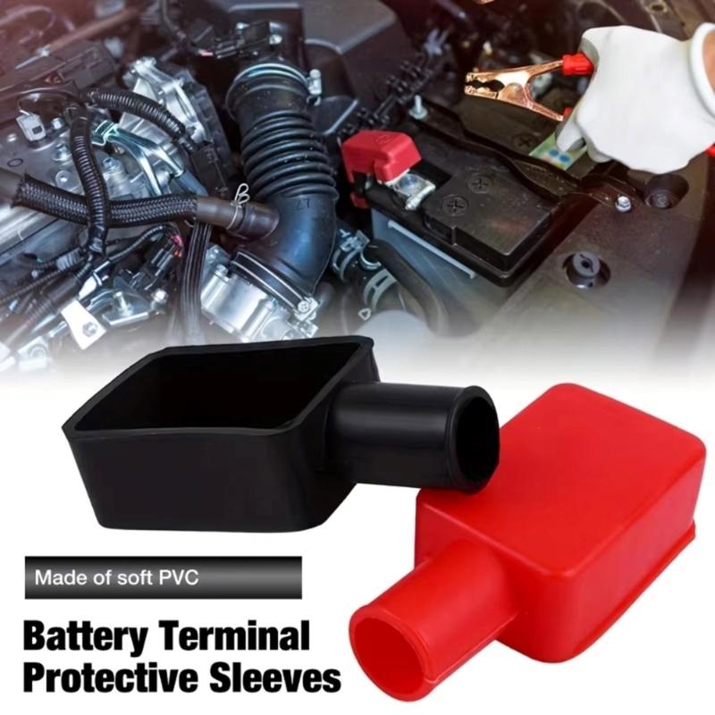 Corrosion Resistant Acid Leak Proof Silicone Terminal Protectors Cap Insulated Design for Vehicle Battery Maintenance