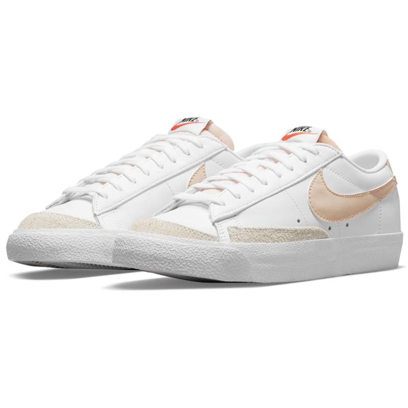 Nike Blazer Low 77 White Pale Coral Women's Sneakers Skateboard Shoes DC4769-106