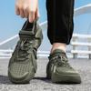 Men’s Sports Shoes Running Sneakers Students Jogging Shoes Green Lightweight Walking Socks Shoes Over Sized