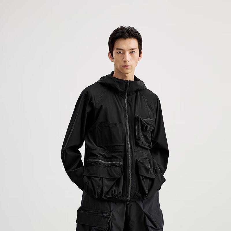 CROQUIS Men's 2025 Summer H-shaped Hooded Workwear Jacket
