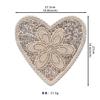 Champagne Apricot Heart Mesh Sequined Lace Lace Cloth Sticker Clothing Sweater Top Decorative Cloth Sticker Accessories
