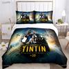 Cute T-Tintines All Season Duvet Cover Cartoon Funny Bedding Sets Soft Quilt Cover And Pillowcases Teen Single/Double/Queen/King