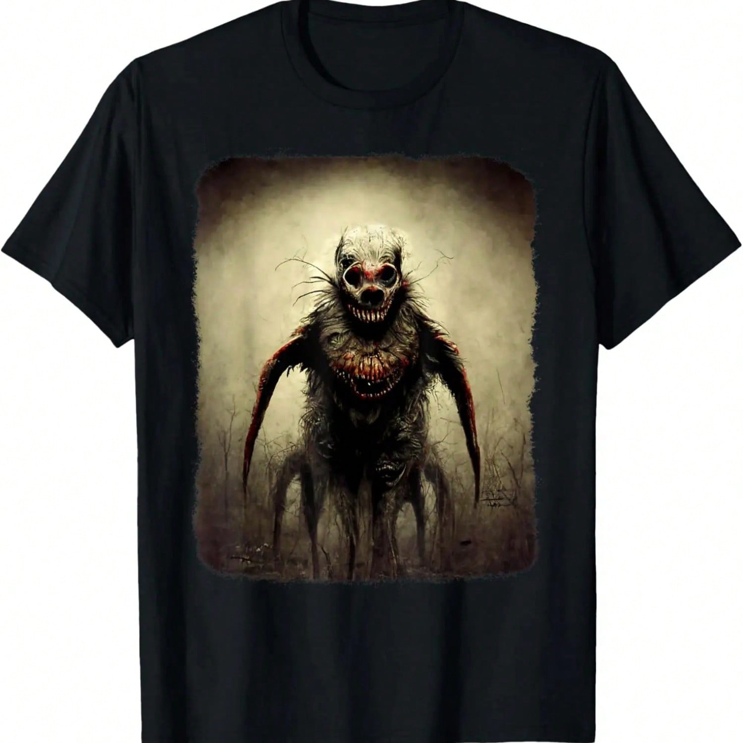 THE PUPPET MADE ME DO IT Ventriloquist Dummy Funny Halloween T-Shirt S разноцветный