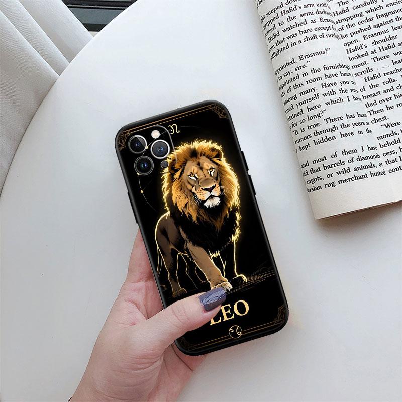 12 Constellation Card Phone Case for Samsung Galaxy Note 10 20 S23 S22 Ultra FE Plus M06 M15 M16 M35 M55