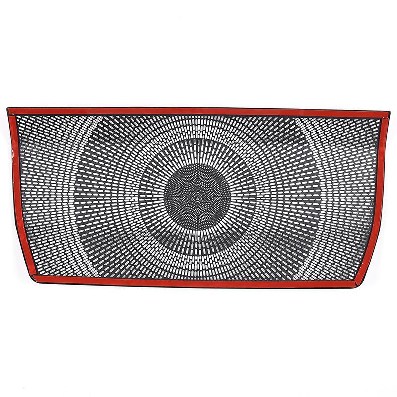For Land Rover Range Rover Sport  Vogue L460 2023 2024 Black Stainless steel Car Dashboard Speaker Cover Trim  Accessories