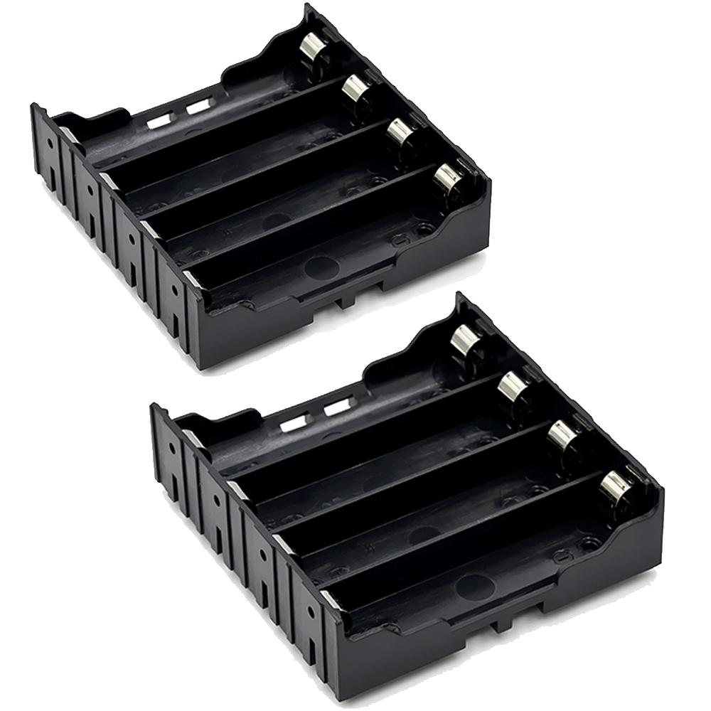 1/2pcs 18650 Battery Holder Box 1/2/3/4 slot DIY Battery Storage Case 1X 2X 3X 4X Batteries Container Hard Pin