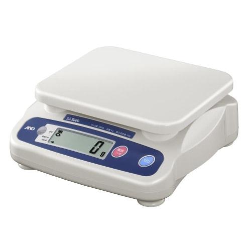 A&D Certified for Trade Digital Scale SJ-5000 (Capacity: 5000g, Minimum Display: 5g (Usable Range: 50-5000g), Pan Dimensions: 230(W) x 190(D)mm, Certi