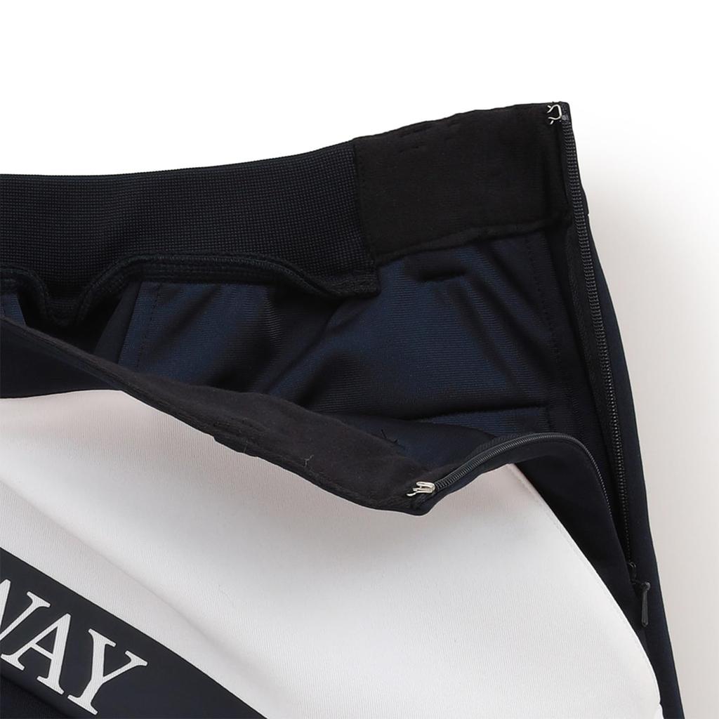 Callaway Women's Logo-Patterned Cardboard Knit Skirt (Green, Navy, Size SS) (C23228201, 1120)