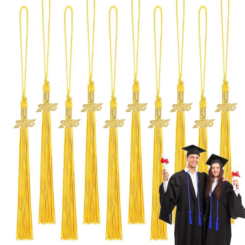 2025 Tassel Graduation Class Of 2025 Tassel 10X Keepsake Pendant Ornament Decorations For Highschool University Masters Teacher
