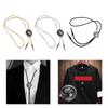 Adjustable Bolo Tie Popular Western Cowboy Teens Men Women Dance Necktie Punk Shirt Alloy Horse Head Buckle Pendant