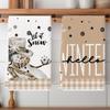 1pc/2pc/4pc/pack Christmas Scrub Sponge Creative Kitchen Dish Cloth Festive Cleaning Decor for Home & Table Kitchen Dish Towel Xmas Cleaning Supplies