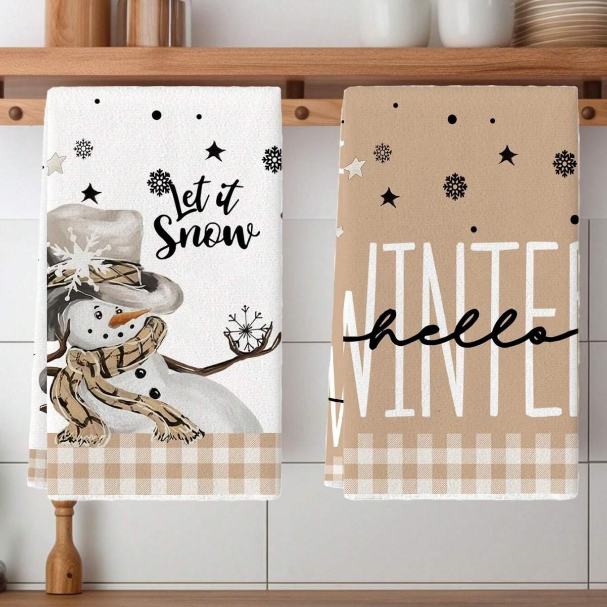 

1 шт./2 шт./4 шт./упак. Рождественская губка для мытья посуды, креативная кухонная салфетка, праздничный декор для уборки дома и стола, кухонное полотенце для посуды, рождественские принадлежности для уборки 40*60cm