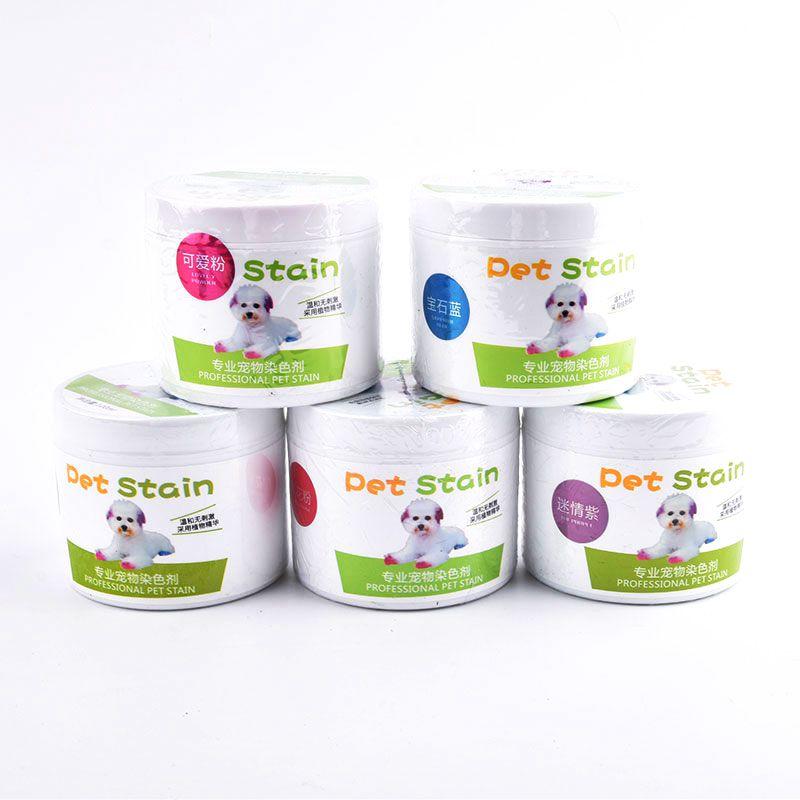 100g Semi-permanente Haarfärbcreme für Hunde, hochpigmentiert, bunte Hundefell-Aufhellung, Farbstoff-Pigment-Zubehör für Zuhause