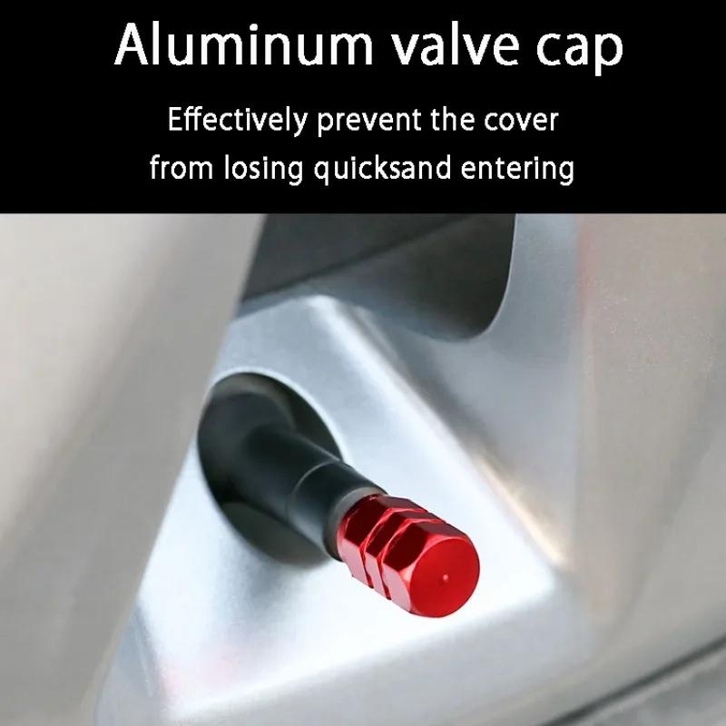 10PCS Aluminum Alloy Car Wheel Tire Valve Caps Tyre Rim Stem Covers Airdust Waterproof for Automobiles Motorcycles Trucks Bikes