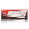 Clavier USB - NGS - Spike - QWERTY - 12 touches multimédia - Filaire - Blanc