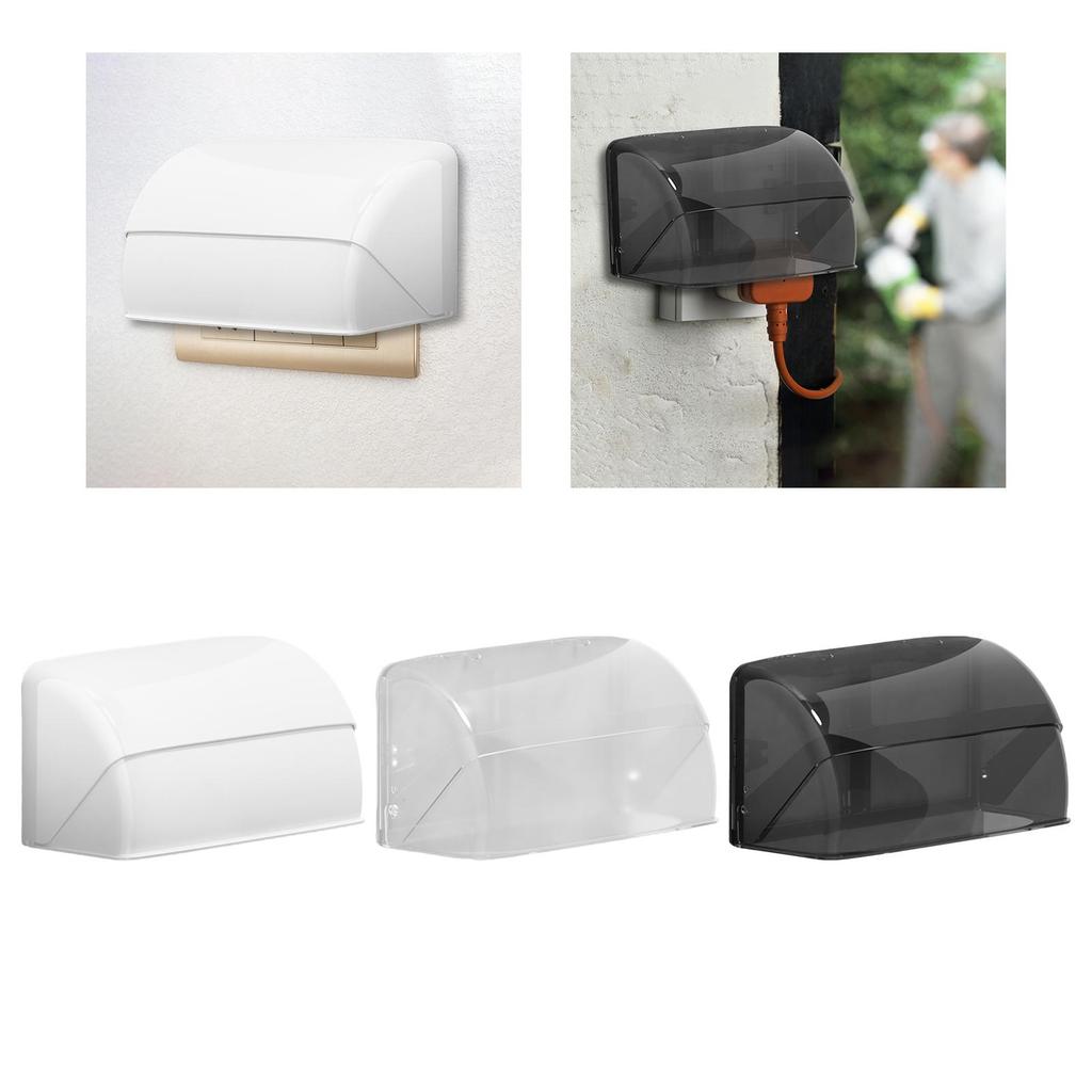 Power Socket Box, Electrical Socket Cover for Car Charging Batteries, Office