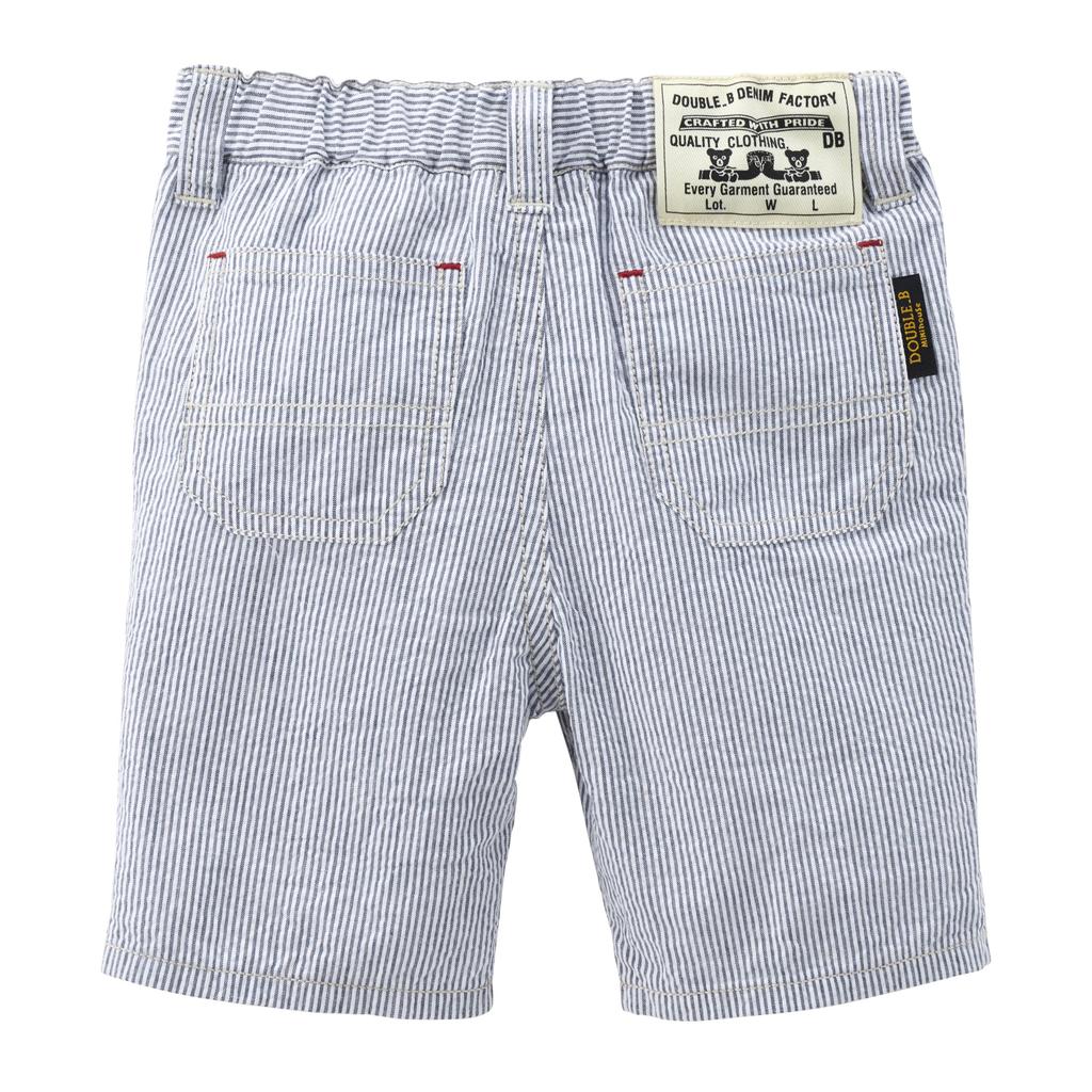 MIKI HOUSE Double B Half Pants Pants Length Pants Bear Simple Boys Girls Baby Kids Clothes 90cm Gray [MIKI HOUSE] 6/4 Children's 60-3109-689