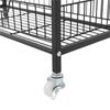 5 Tier Retail Display Rack Stand Snack Candy Display Organizer with 10 Hooks Snack Rack Basket Stand Cart Metal Wire Basket Cart