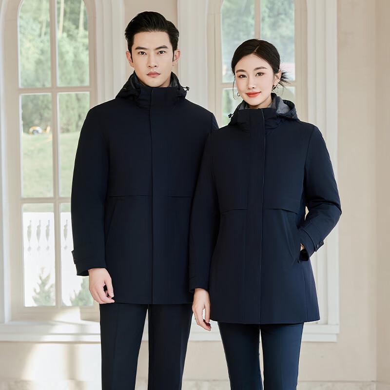 

Taluoman Унисекс Пуховик средней длины со съемной подкладкой L