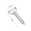 Stainless Steel Dual-Head Grater & Peeler - Multifunctional Kitchen Tool for Fruits, Melons, and Potatoes