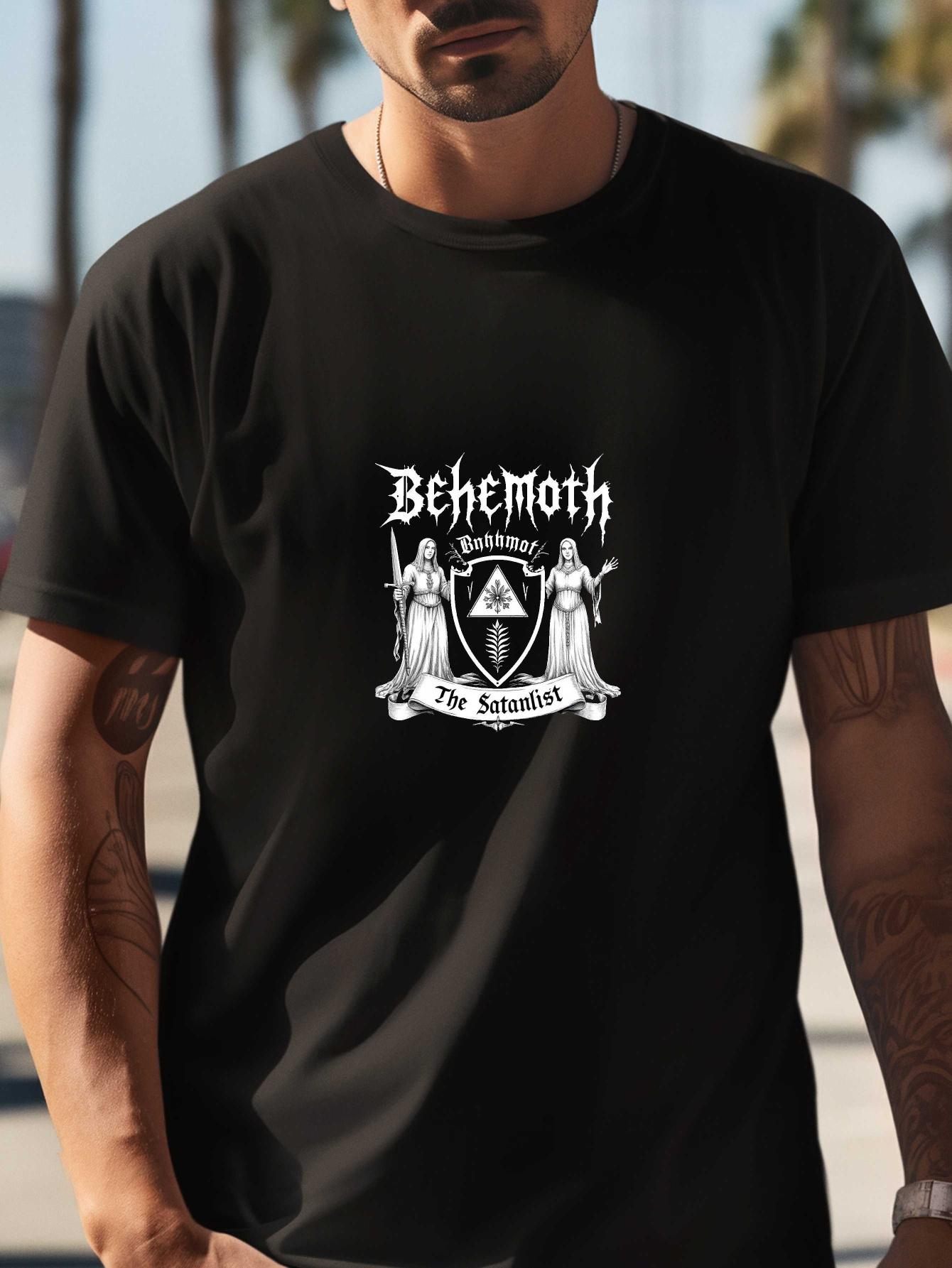 Black Behemoth Graphic T-shirt - Cotton Blend XXXL