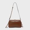 Textured Trendy Hot Girl 2024 Baguette Shoulder & Messenger Motorcycle Bag