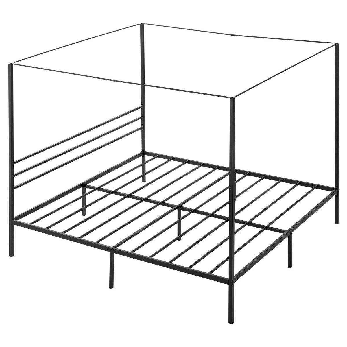 King Size Canopy Bed Frame, Metal