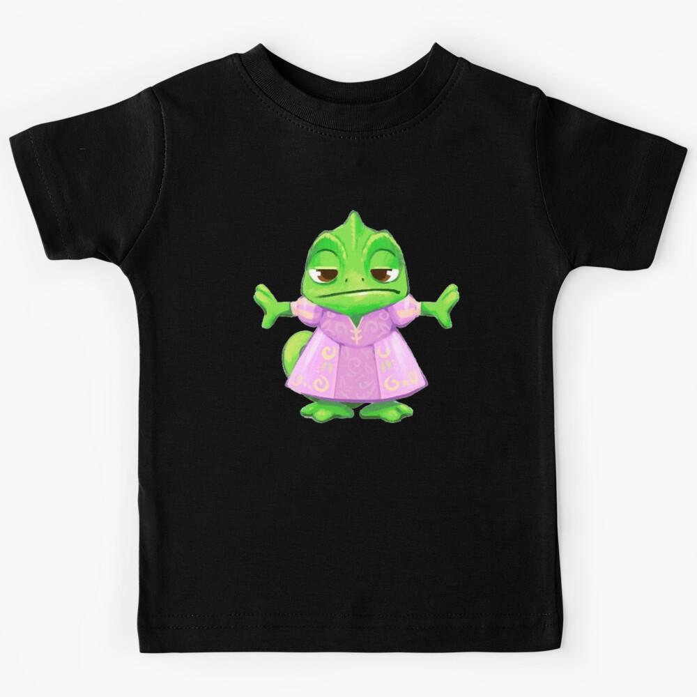 Pascal in a dress - Tangled Kids T-Shirt 110