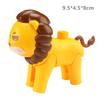 Big Building Blocks Zoo Animal Figure Accessories Frog Snail Dog Comptatible Large Bricks Children Kids Assembly Toys Party Gift