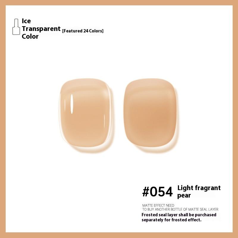 Lipici pentru unghii, un set complet de jeleu de gheață transparentă, culoare salon de unghii, special pentru fototerapie, lipici pentru ojă