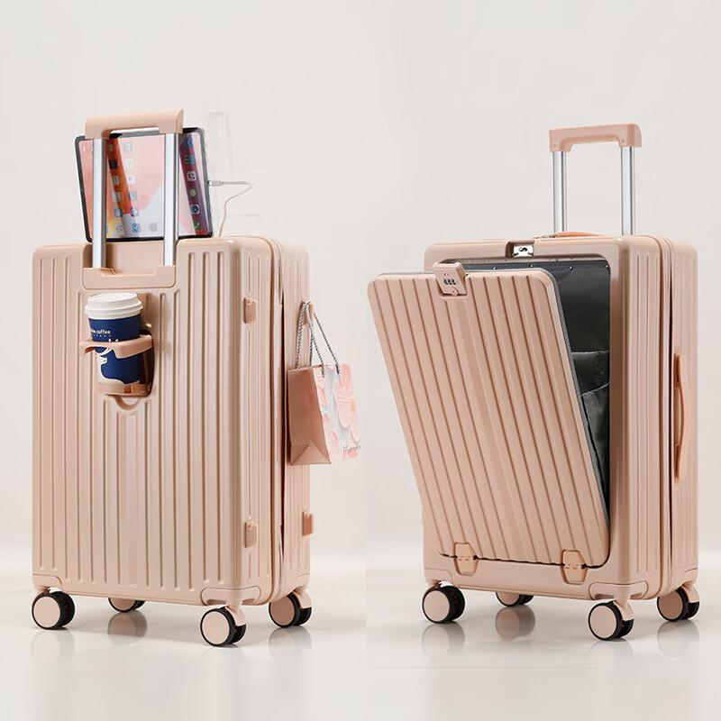 OEING Front Opening Luggage Suitcase