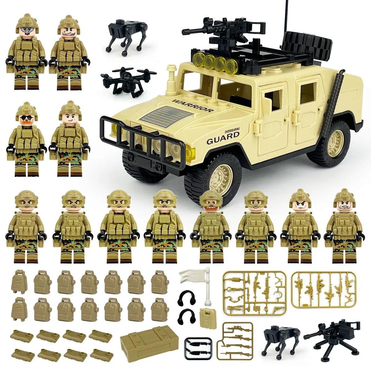 

Полицейская машина Бронированная машина Минифигурка Сборка Строительные блоки Игрушка Мальчик