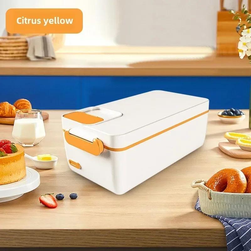 Hot 1000ML Office Thermal Lunch Boxes, Portable Electric Lunch Boxes, Water Free Heating Bento Box, Stainless Steel Food Warmer