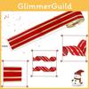 Premium Quality 2 Meter Red Velvet Holiday Ribbon With Sophisticated Silver Border