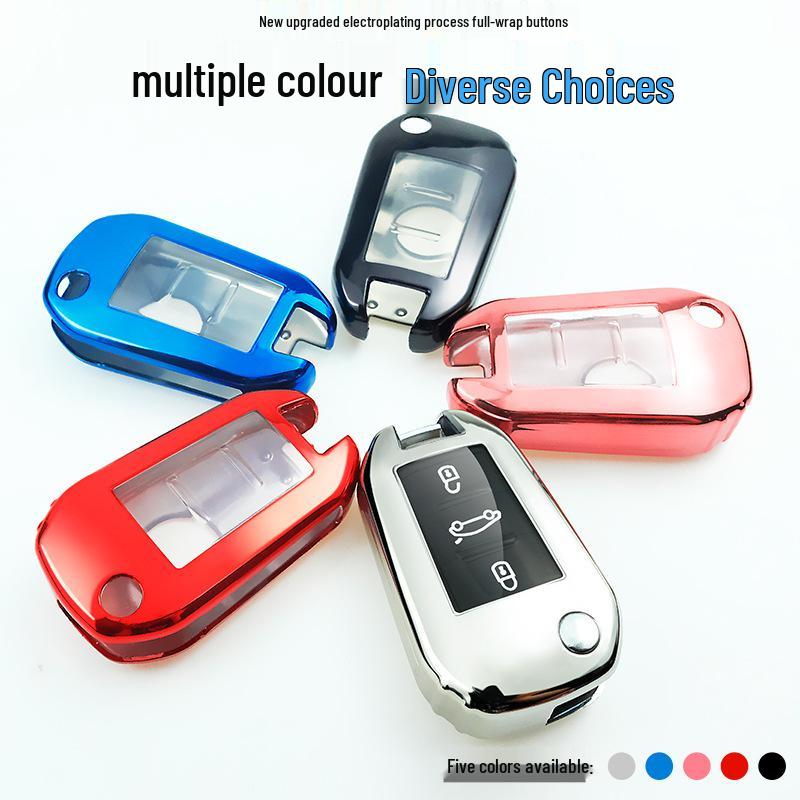 Peugeot/Citroen TPU Ochranný obal na klíč od auta