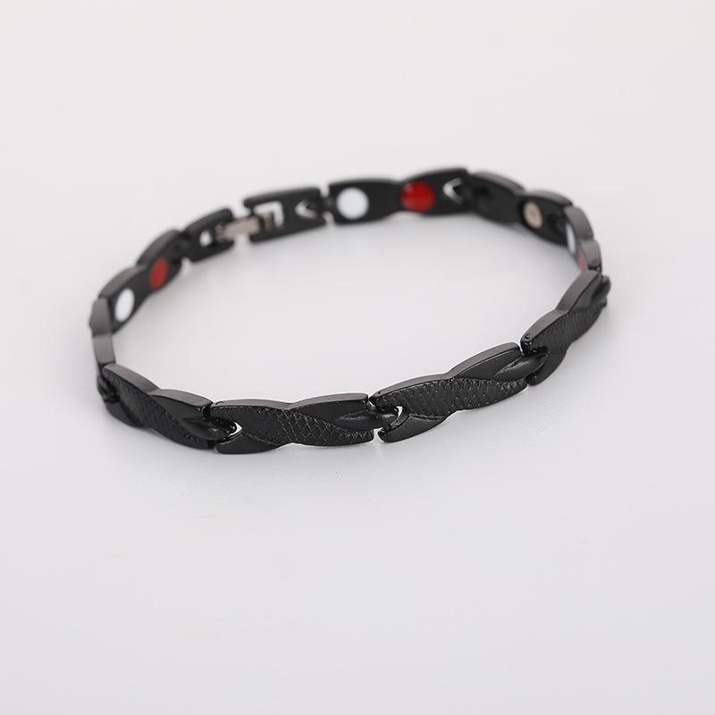 

Изысканный браслет из магнитного сплава с гальваническим узором в виде дракона: Стильные европейские и американские украшения для рук