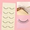 5 Paar Einzelübung Falsche Wimpern Natürliche Übungswimpern Wimpernverlängerung Üben Für Beauty Make-up Werkzeuge
