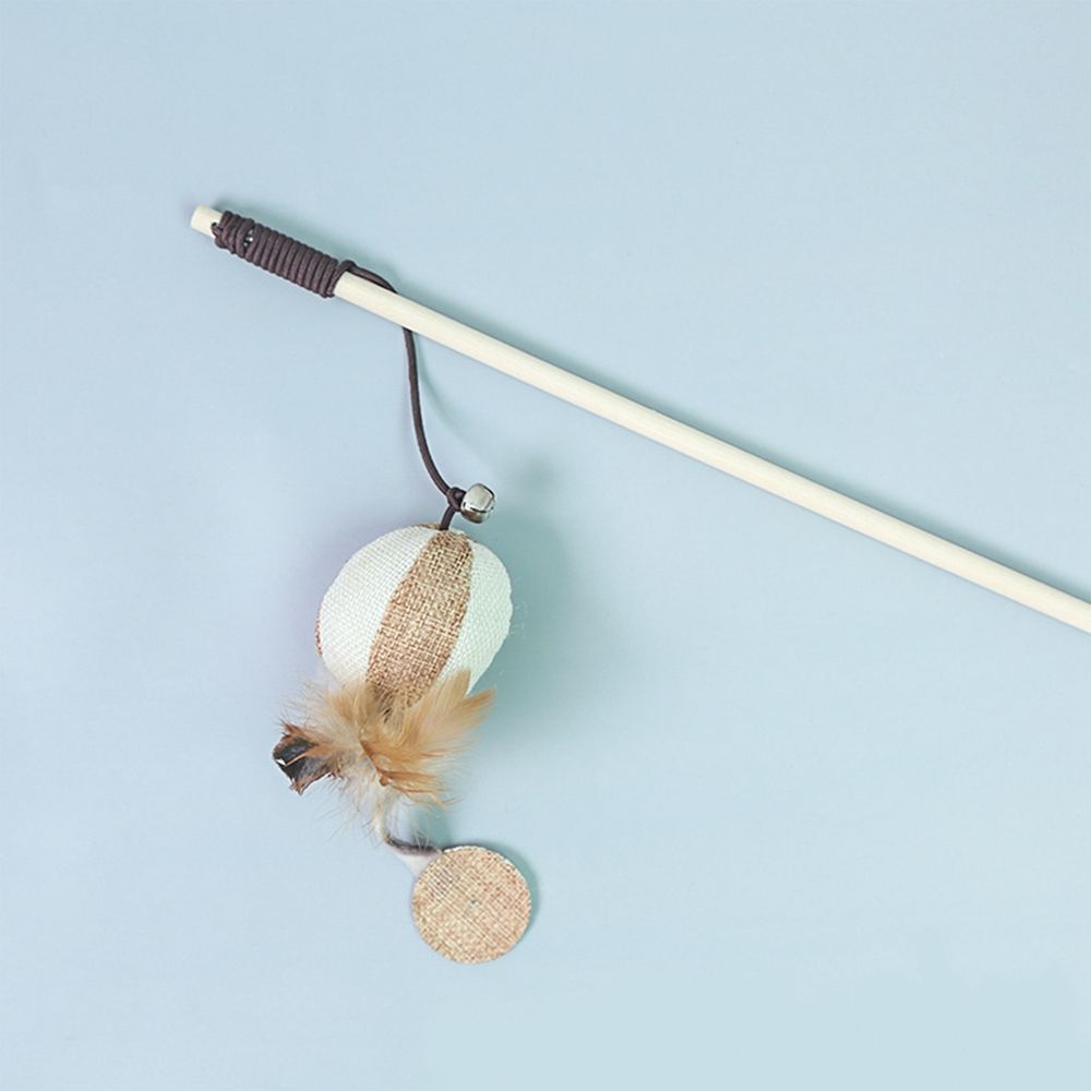 Cat Accessories With Mini Bell Cat Interactive Pet Supplies Teaser Stick Cat Rod Pet Cat Toy