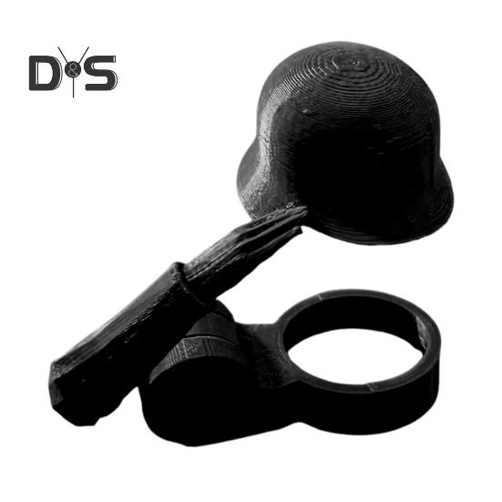 Bierflaschen-Helm mit Soldatengruß, wiederverwendbare Flaschenhülle, staubdicht, auslaufsicherer Verschlussschutz, originelles Geschenk für Veteranen-Sammler