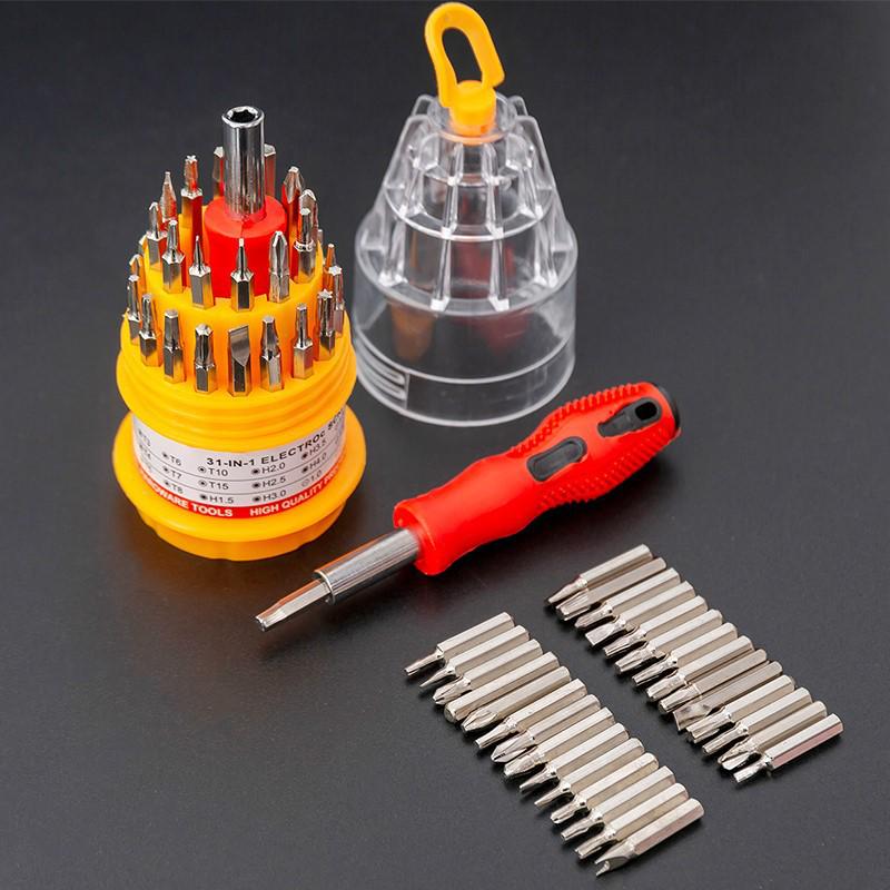 Многофункциональный набор отверток Phillips 31-в-1 для ремонта мобильных телефонов