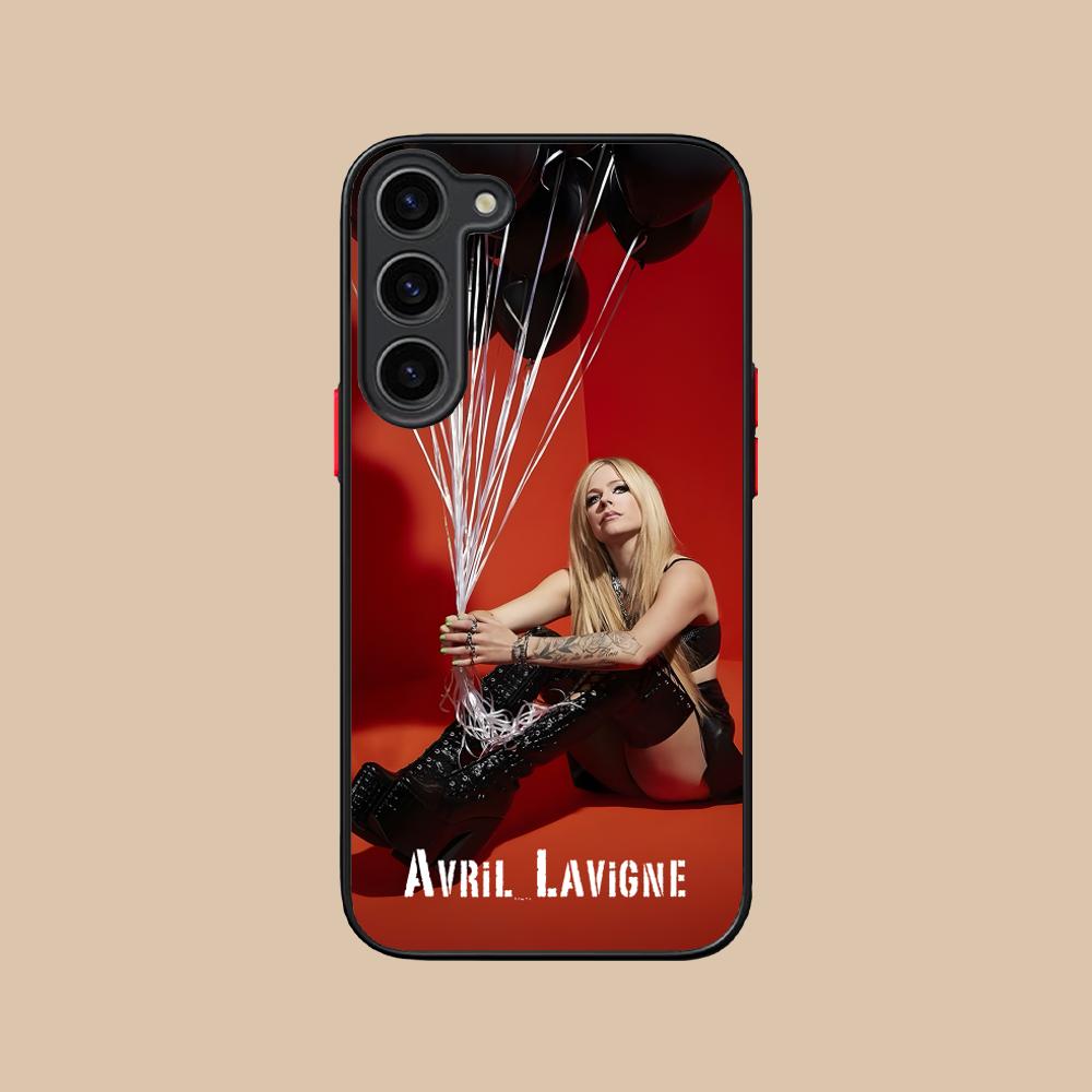 Avril Lavigne Silicone Mobile Phone Case for Samsung Galaxy S26 S25 S24 S23 S22 S21 Plus FE Ultra Colorful Cover