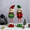 Christmas Elf Hanging Leg Retractable Doll Ornament for Kids - Popular Festive Decoration and Gift
