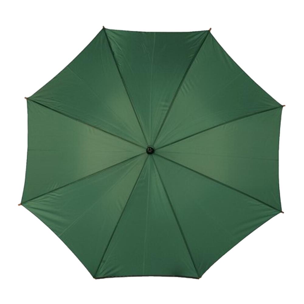 L-Merch Cork Wooden Handle Automatic Stick Umbrella